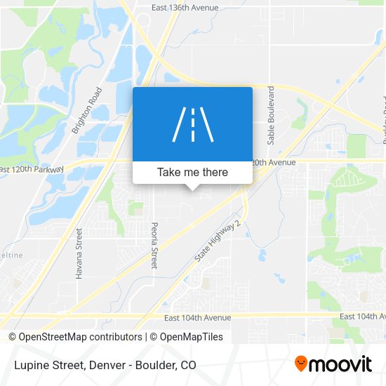 Lupine Street map