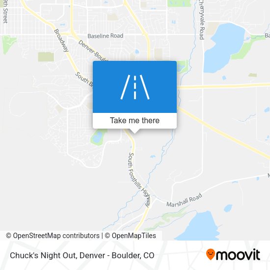 Chuck's Night Out map