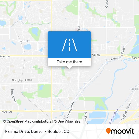 Fairfax Drive map