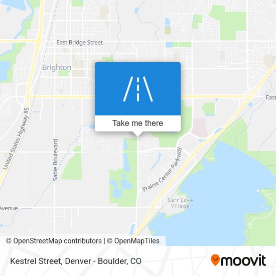 Kestrel Street map