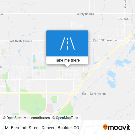 Mapa de Mt Bierstadt Street