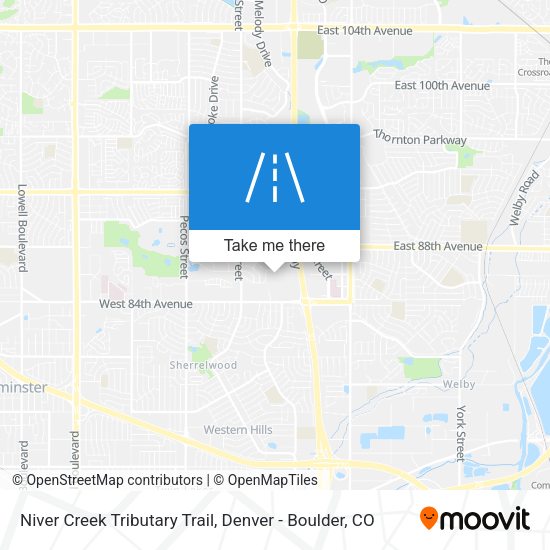 Mapa de Niver Creek Tributary Trail