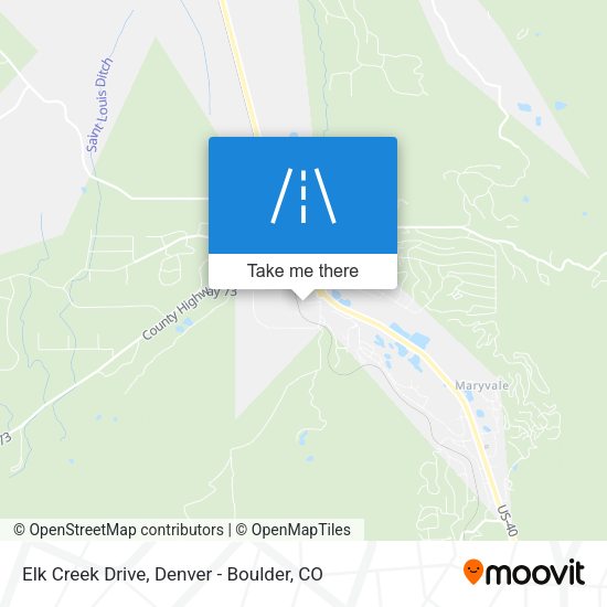 Elk Creek Drive map