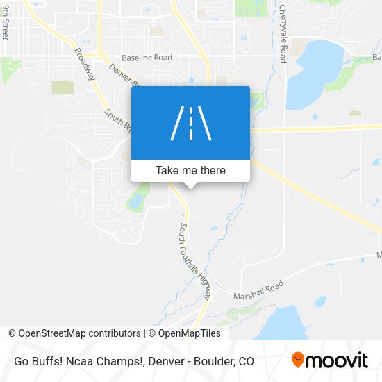 Mapa de Go Buffs! Ncaa Champs!