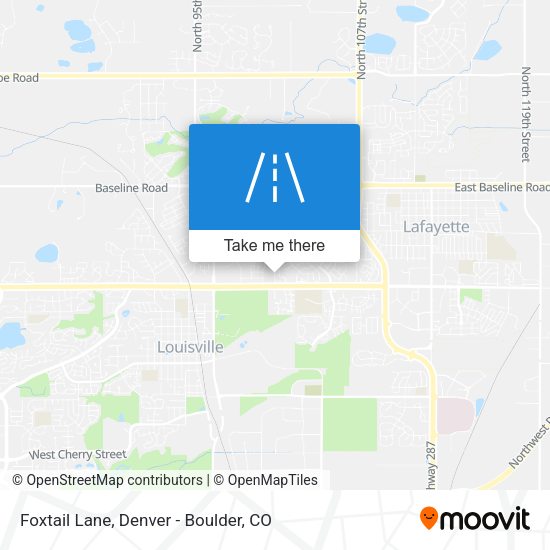 Foxtail Lane map