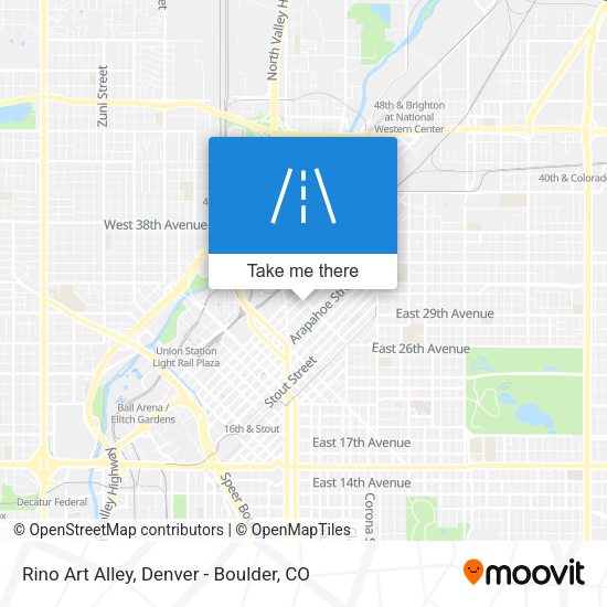 Mapa de Rino Art Alley