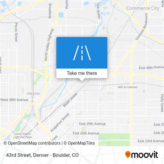 Mapa de 43rd Street