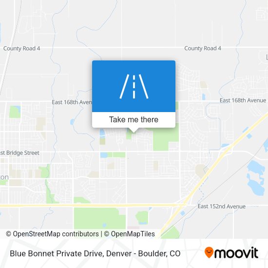 Blue Bonnet Private Drive map