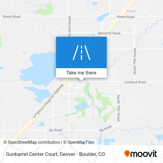 Mapa de Gunbarrel Center Court