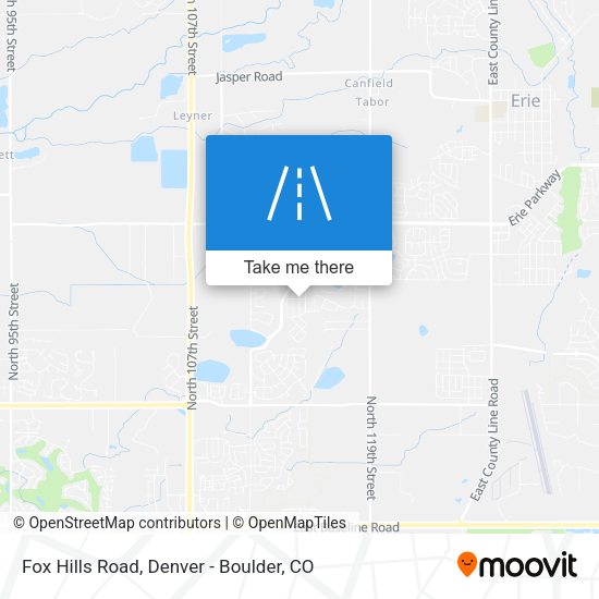 Mapa de Fox Hills Road
