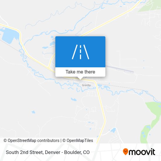 South 2nd Street map