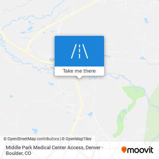 Middle Park Medical Center Access map