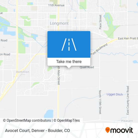 Avocet Court map