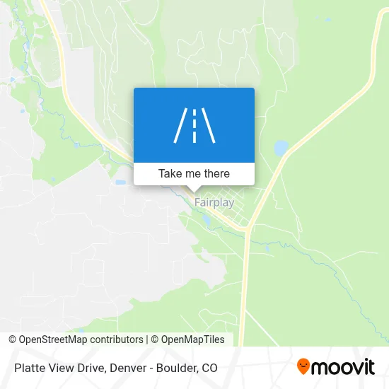 Platte View Drive map