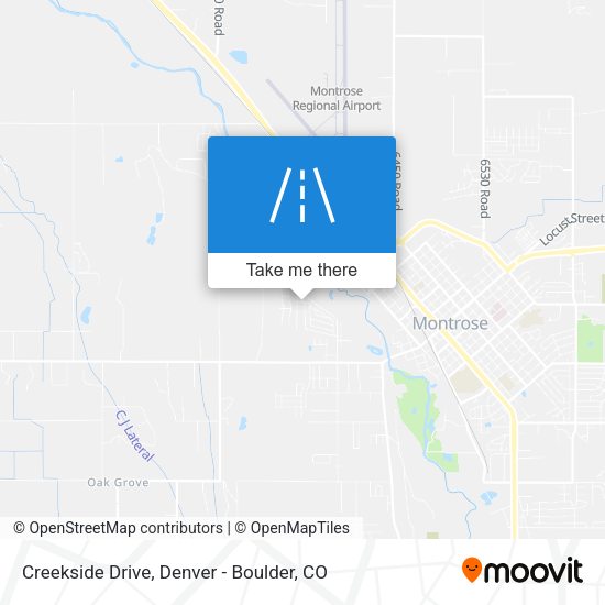 Creekside Drive map