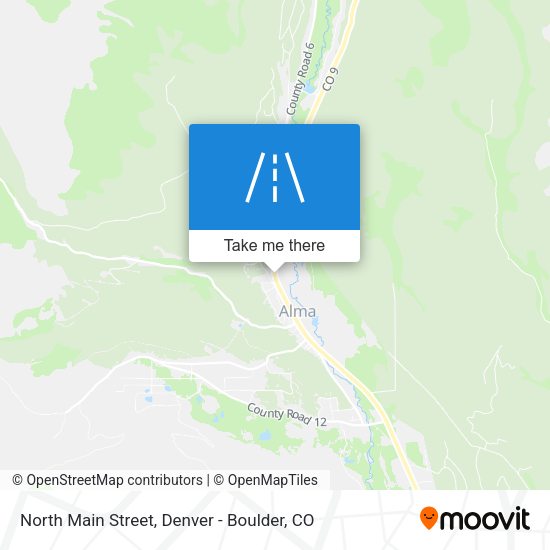 North Main Street map