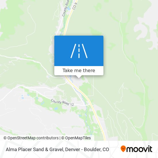 Alma Placer Sand & Gravel map