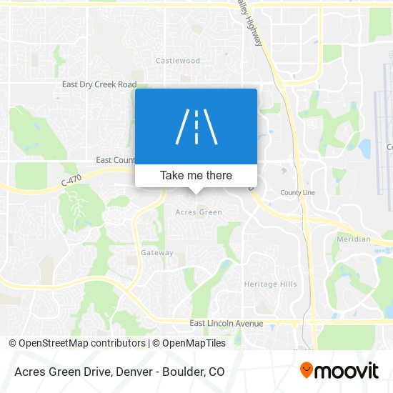 Acres Green Drive map