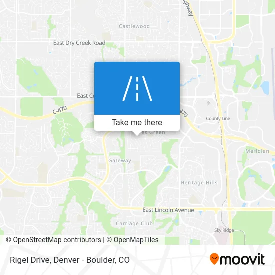 Rigel Drive map