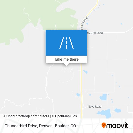 Mapa de Thunderbird Drive