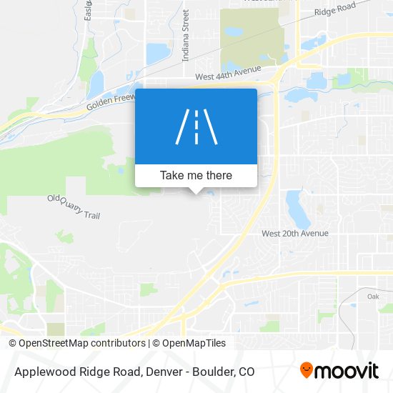 Applewood Ridge Road map