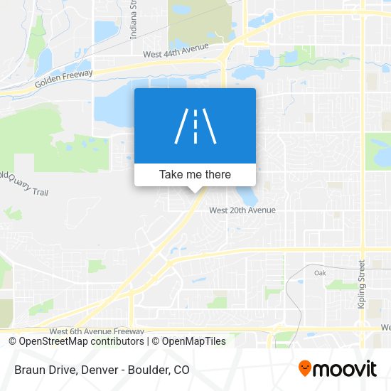 Mapa de Braun Drive
