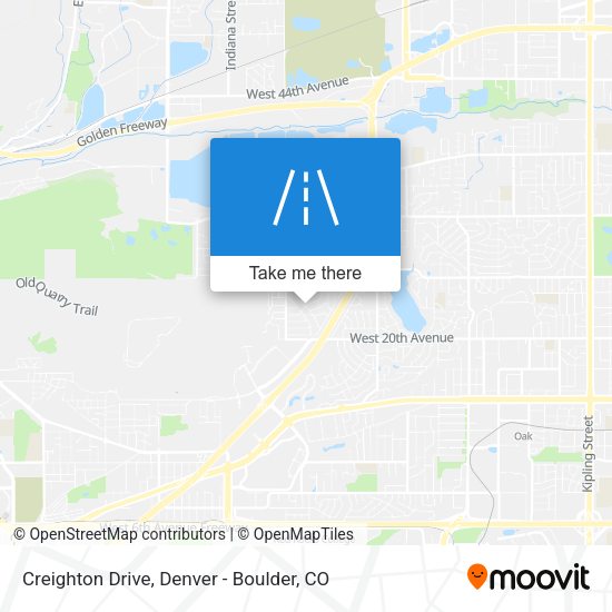 Creighton Drive map