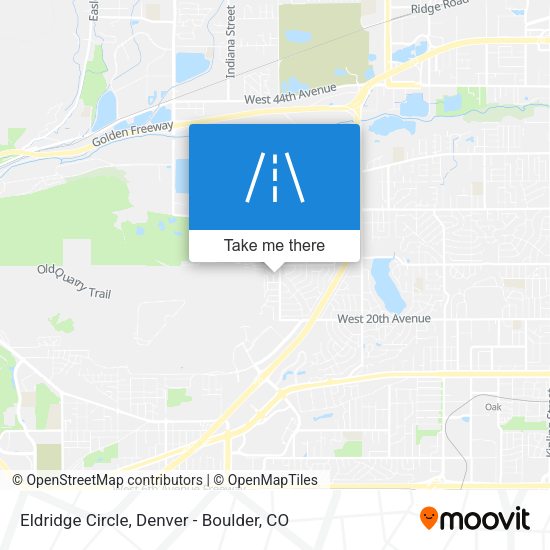 Eldridge Circle map
