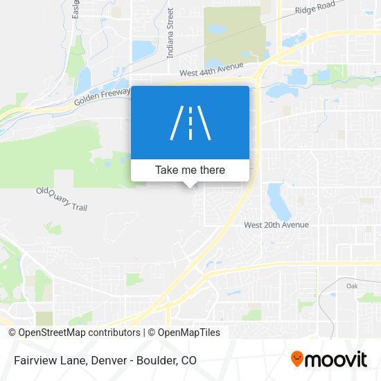 Fairview Lane map