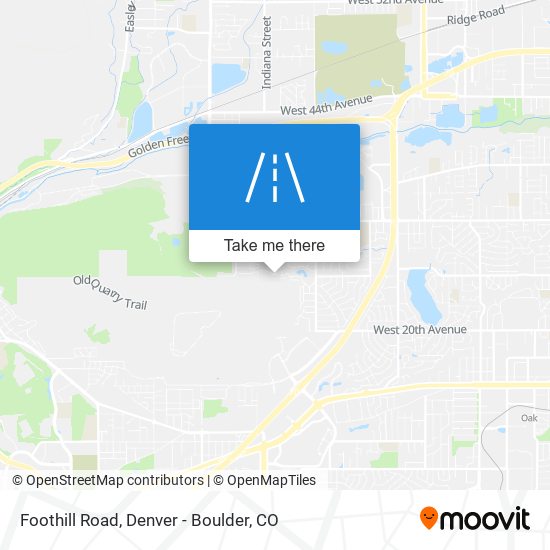 Mapa de Foothill Road