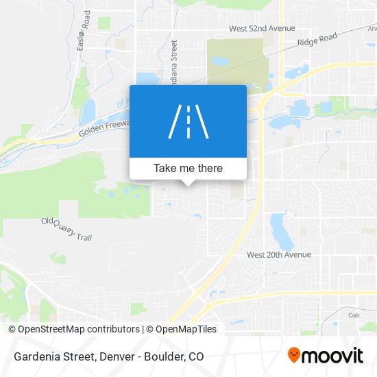 Gardenia Street map