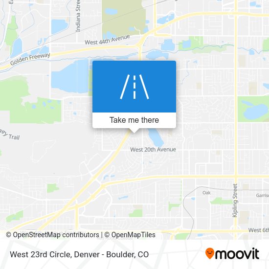Mapa de West 23rd Circle