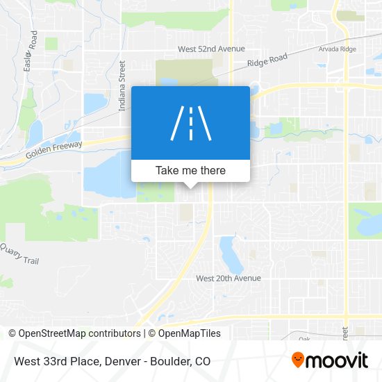 Mapa de West 33rd Place