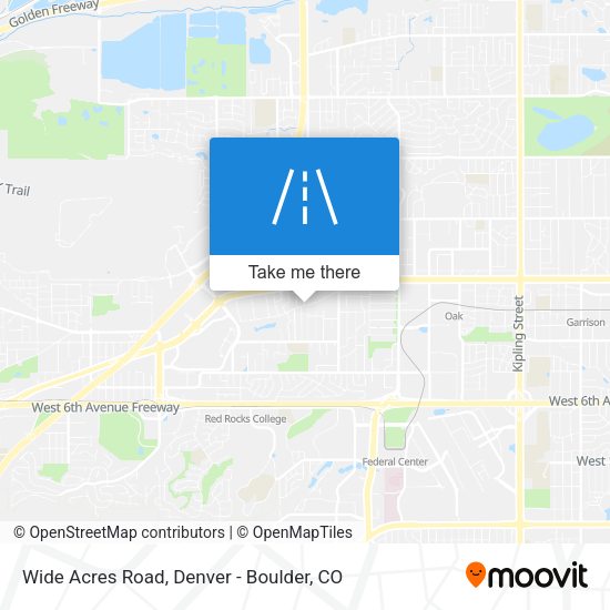 Wide Acres Road map