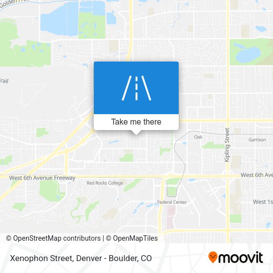 Xenophon Street map