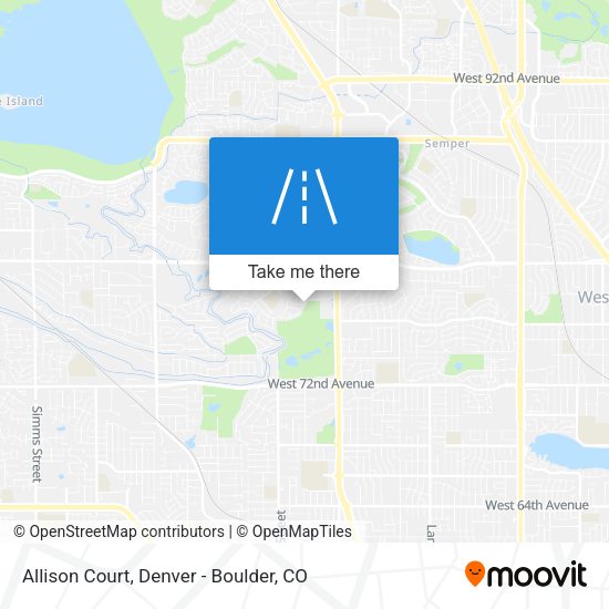 Allison Court map