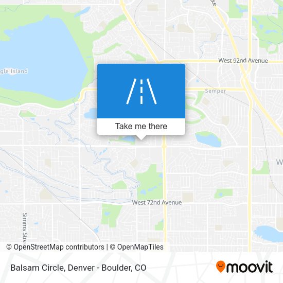 Balsam Circle map