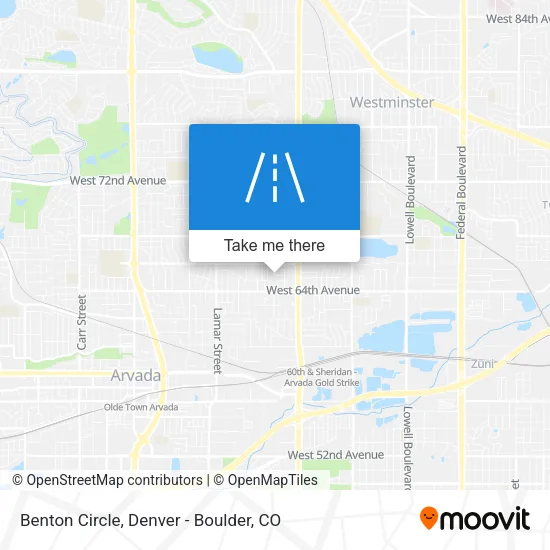 Benton Circle map