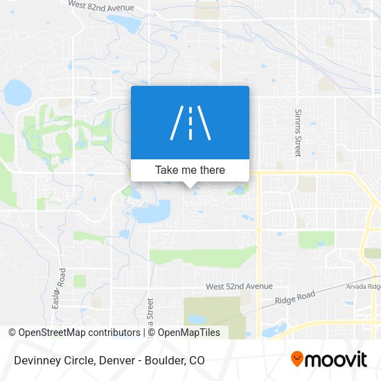 Mapa de Devinney Circle