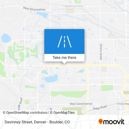 Devinney Street map