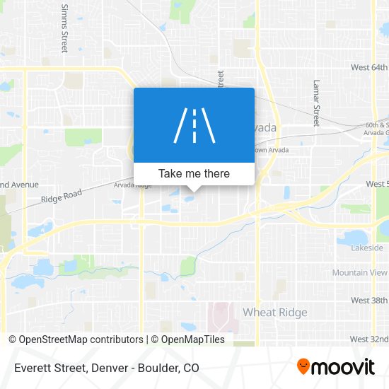 Mapa de Everett Street