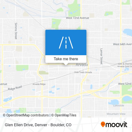 Mapa de Glen Ellen Drive