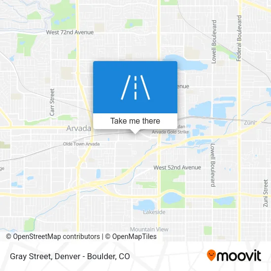 Gray Street map