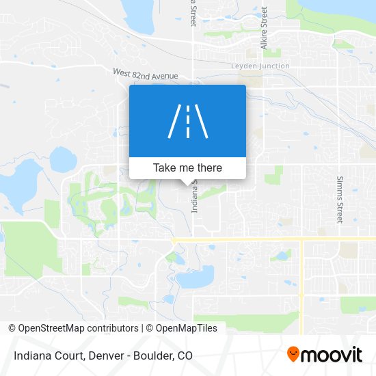 Mapa de Indiana Court