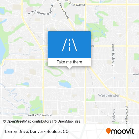 Mapa de Lamar Drive