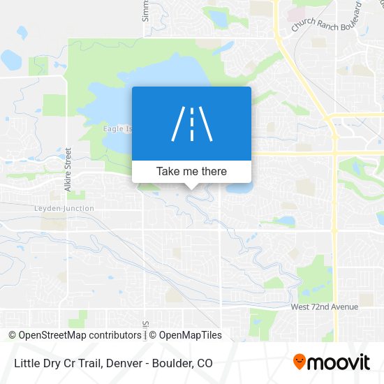 Mapa de Little Dry Cr Trail