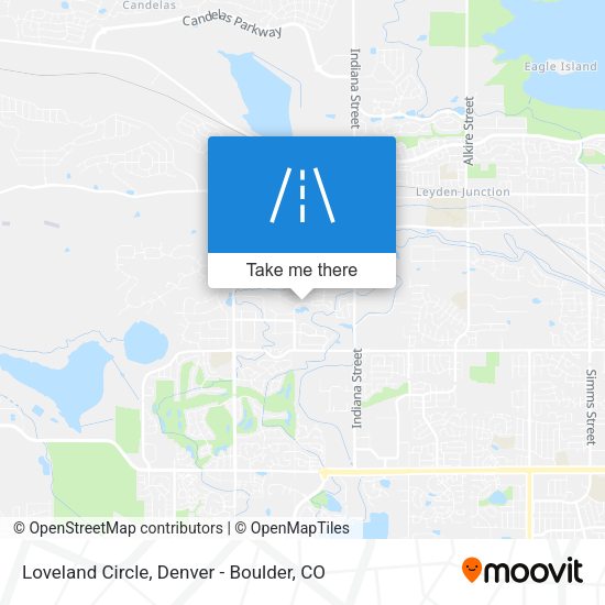 Loveland Circle map