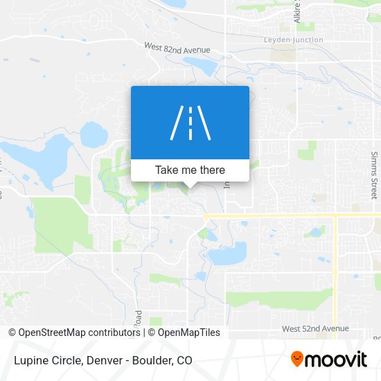 Lupine Circle map