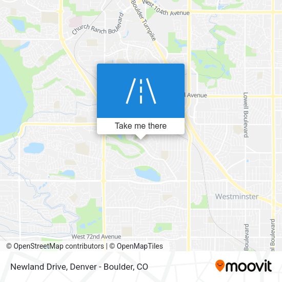 Mapa de Newland Drive