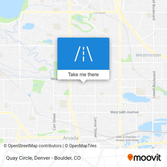 Mapa de Quay Circle
